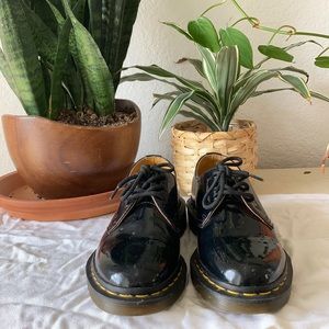 Patent leather doc martens